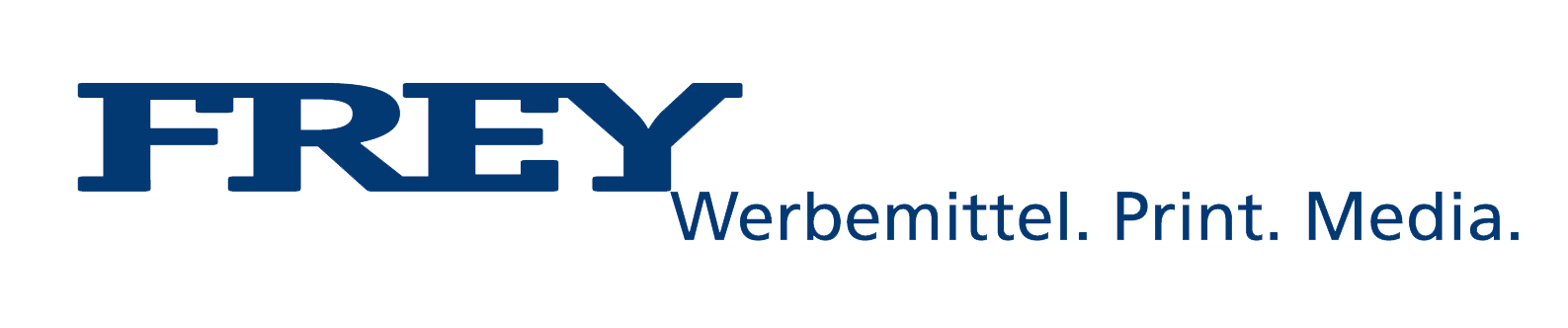 Frey Werbemittel Print Media Logo